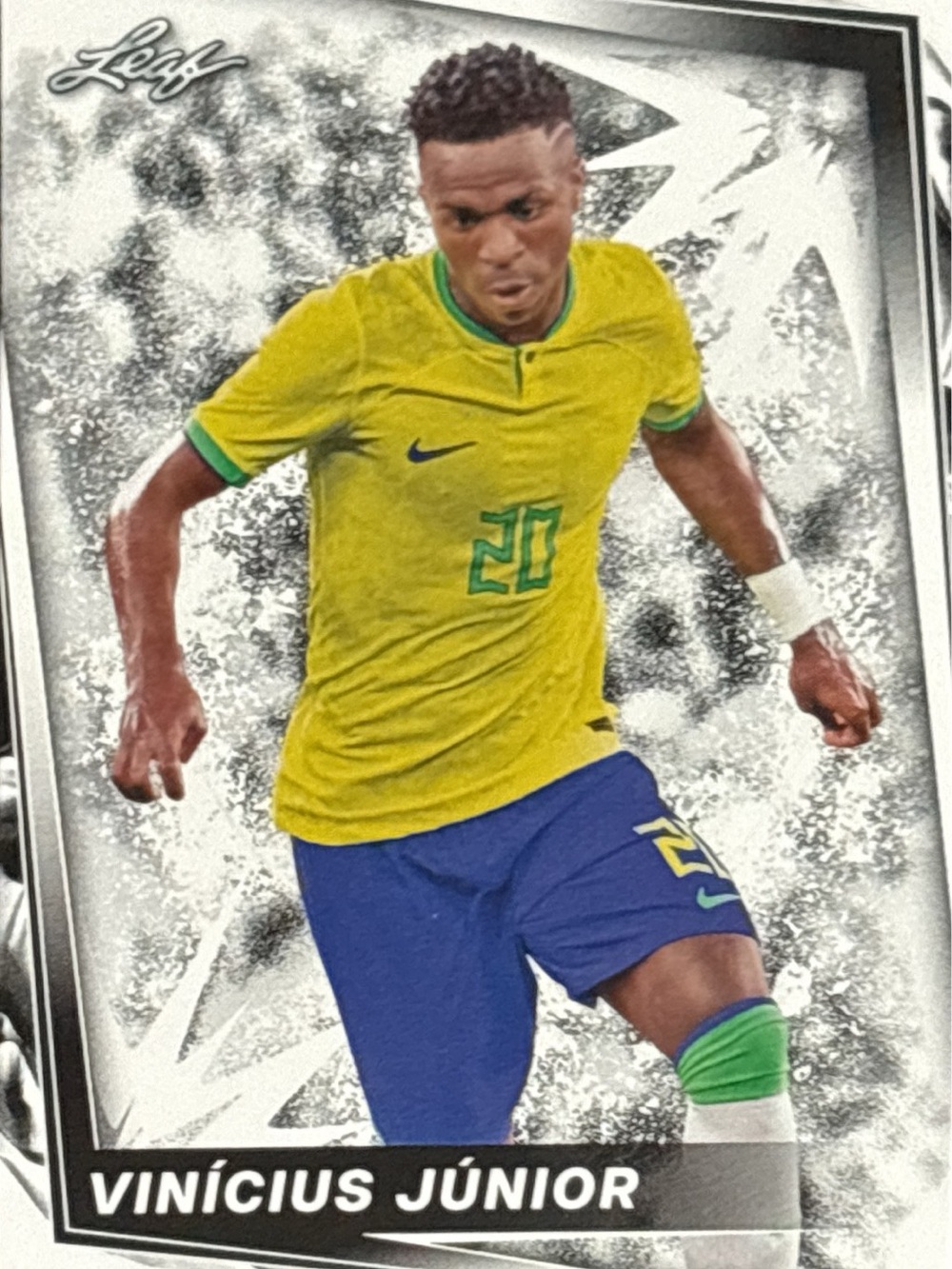 Leaf Vinícius Júnior Soccer Trading Card